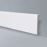 Kit C/15 Barras Rodapé Gart De Poliestireno Wb20 18mmx20cm Metro Linear  36,6m Branco