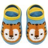 Meia Sapatinha Infantil Antiderrapante Tam. P (6-12m) Tigre - Buba
