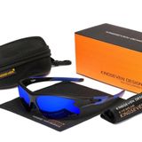 Óculos De Sol Unissex Esportivo Ciclismo Proteção Uv400 Polarizado Azul