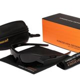 Óculos De Sol Unissex Esportivo Ciclismo Proteção Uv400 Polarizado Preto