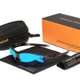 Óculos De Sol Unissex Esportivo Ciclismo Proteção Uv400 Polarizado Azul Claro