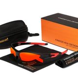 Óculos De Sol Unissex Esportivo Ciclismo Proteção Uv400 Polarizado Vermelho