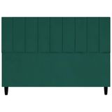 Cabeceira Decorativa Elen Para Cama King 195 Cm Suede Verde, Suede