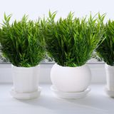 Buquês De Bambu Artificial Kit 18 Plantas Permanente Para Decoração Tropical E Fundo De Painel