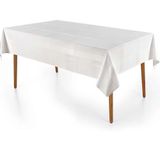 Toalha De Mesa Retangular 180x220cm Jacquard Fragnani - Karsten Branca