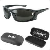 Oculos Sol Infantil Esportivo Proteção Uv Criança Menino + Case Criança Acetato Praia Social Casual
