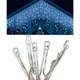 Pisca Cascata Azul 288 Lâmpadas Leds 8 Funções 4 Metros 220v