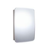 Espelheira Titan Silver Sobrepor 53,5cm X 39,0cm X 10,0cm Silver