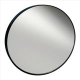 Espelho Redondo Para Banheiro Perfil 39,5 Cm Black