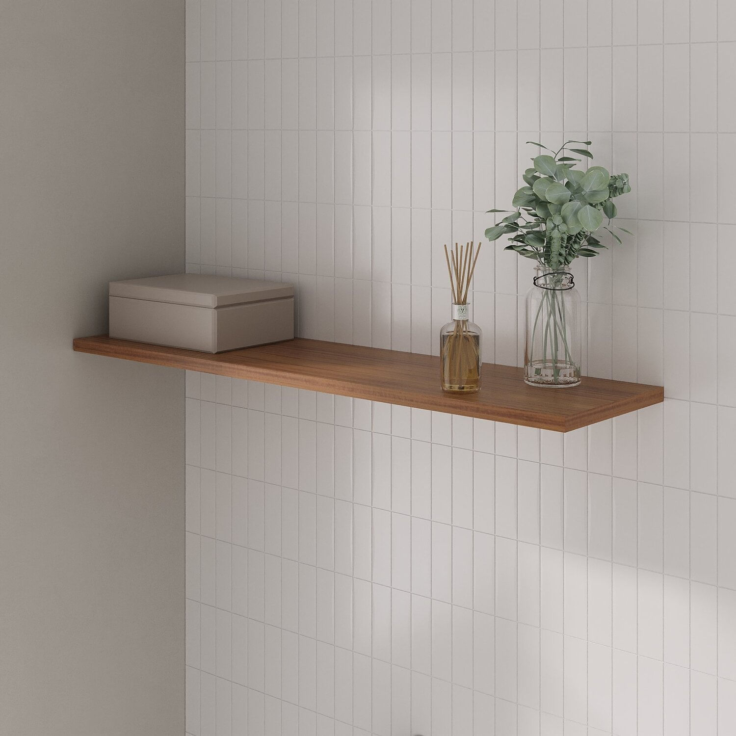 Prateleira De Mdf Fit 120 Cm Com Suporte Larnaca