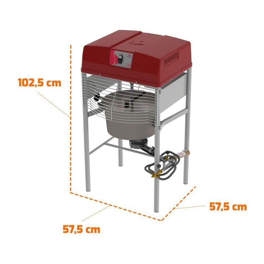 Misturador Misturella The Mix 15l Para Coxinha Prmq-15 G2 Bivolt - Progás P43748 Bivolt - imagem 3
