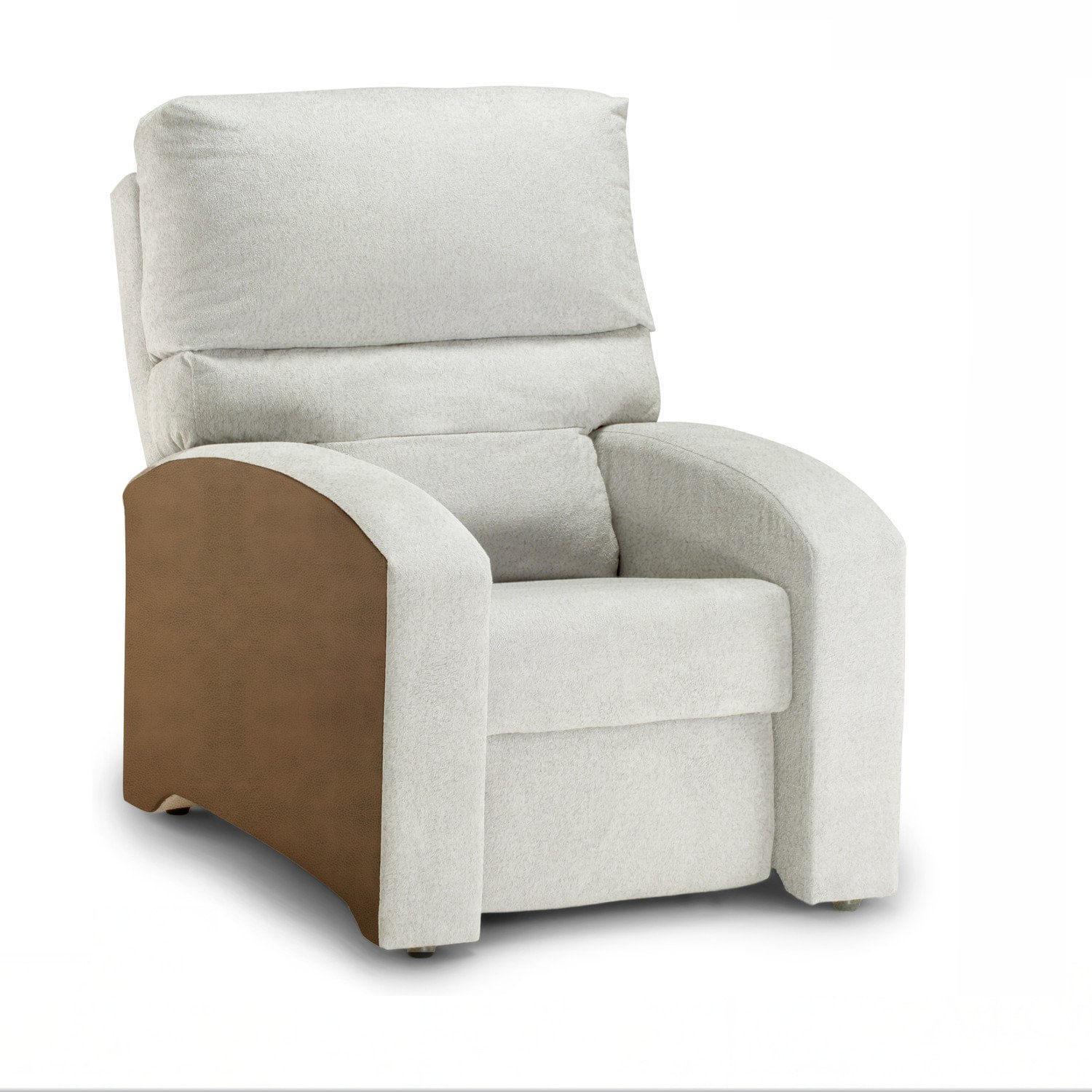 Poltrona Roma Tec. 502/505 110cm X 95cm X 83cm Branco