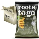 Roots To Go Batata-doce Azeite E Manjericão 45g (12 Pacotes)