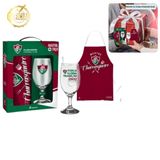 Kit Taça 330ml Vinho Cerveja+ Avental Poliéster Cozinha