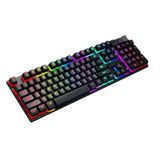 Teclado Gamer Semi Mecânico Iluminado Rgb Em Ptbr