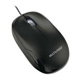 Mouse Com Fio Óptico Multilaser USB MO255 Preto