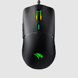 Mouse Gamer Viper Pro 7200 Dpi Naja C/fio - 411 Preto/verde Bivolt