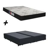 Cama Box Bipartido Casal + Colchão Portobel Viena D23 54x138x188