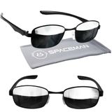 Óculos Sol Masculino Mafia Metal Case Qualidade Premium Verão Luxo Formato Retangular Presente Praia