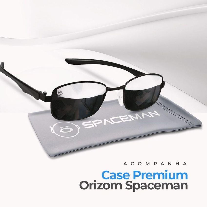 Óculos Sol Masculino Mafia Metal Case Qualidade Premium Verão Luxo Formato Retangular Presente Praia - imagem 4