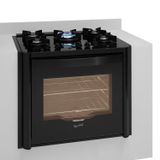 Fogão De Embutir Fischer 5q Tc Gran Cheff Gás Com Forno Elétrico 220v Preto