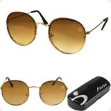 Oculos Sol Feminino Casual Aço Inoxidavel Preto Praia + Case Verão Presente Moda Original Casual