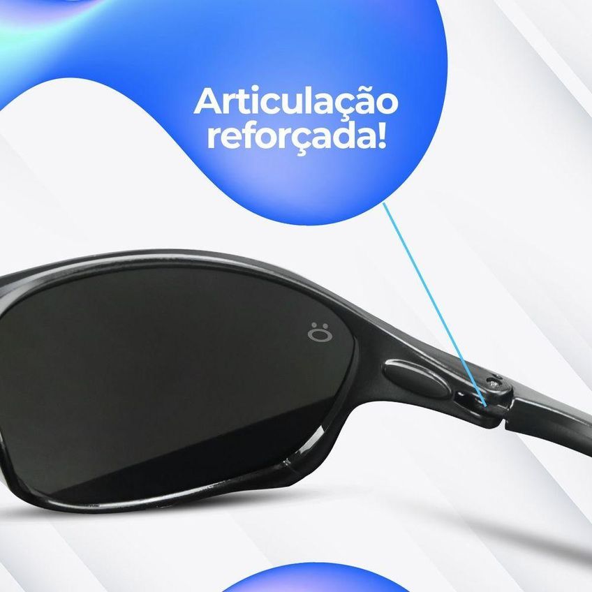 Oculos Masculino Verão Proteção Uv Lupa Praia + Case Presente Acetato Original Qualidade Premium - imagem 3