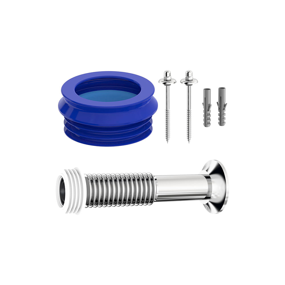 Kit Para Instalação De Bacia Sanitária Convencional Censi Cromado 7498-04012