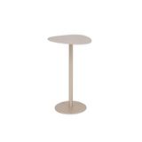 Mesa Lateral Wing Baixa Organica 39x34cm Decoração Moderna Champanhe