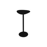 Mesinha De Canto Metal Apoio Sofá Wing Alta Design Preto