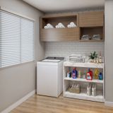 Lavanderia Modulada 2 Amários Tex 105 Carvalho