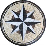 Rosa Dos Ventos Em Mosaico Rosa Dei Venti Tamanho 90cm