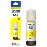 Tinta T544 544 Amarelo Epson Original 120 L3150 / L3110 / L3210 / L3250 / L5190 - Refil