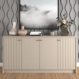 Aparador Buffet para Sala Lia Cimol 4 Portas - Off White