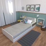 Cama Infantil Montessoriana Solteiro New Cori Yescasa Branco/carvalho Mel