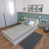 Cama Infantil Montessoriana Solteiro New Cori Yescasa Branco
