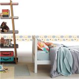 Adesivo Faixa De Parede Infantil Nuvem Np393