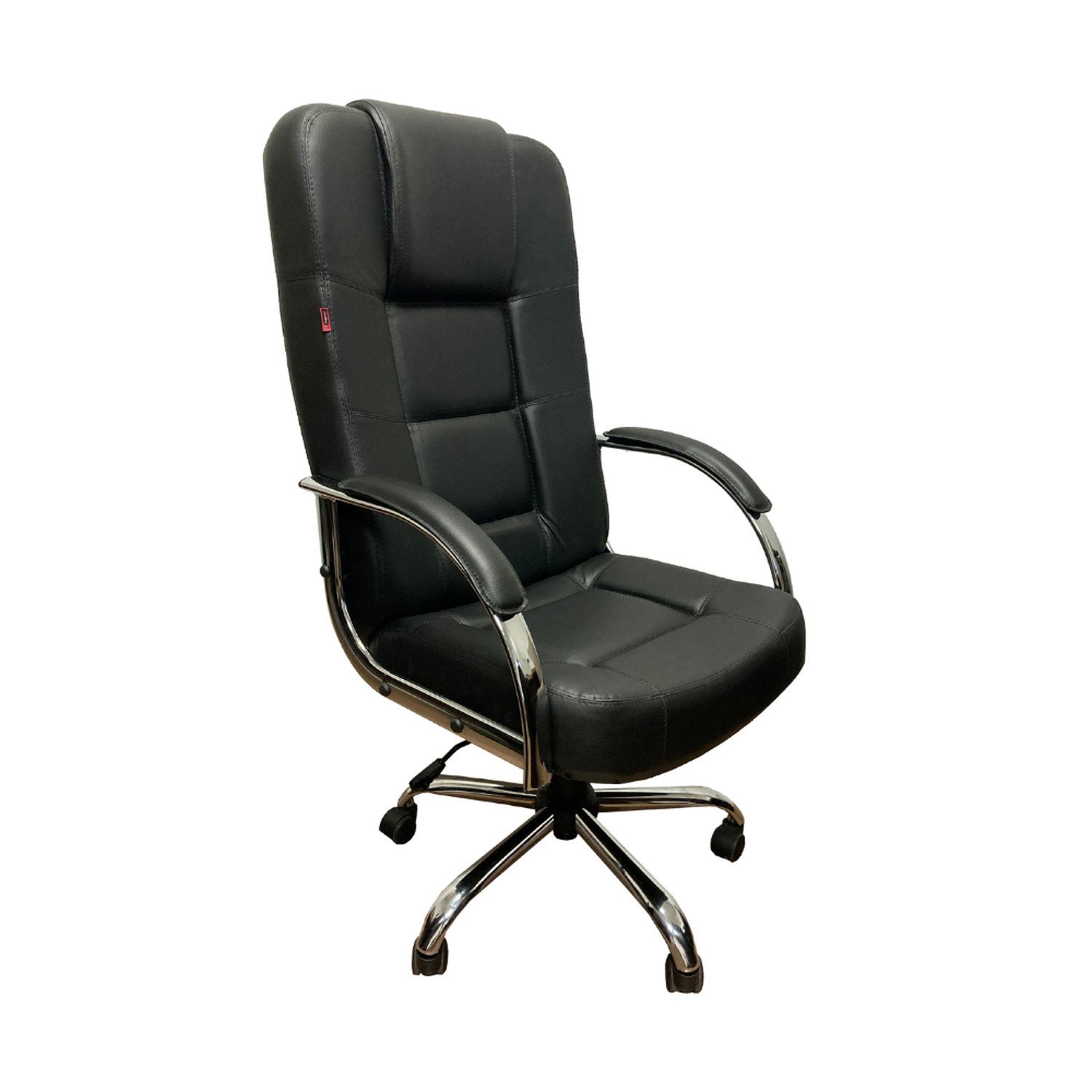 Poltrona Confort Line Presidente Encosto Confeccionado Preto