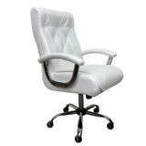 Cadeira Para Escritório Presidente Stylus 110cm X 63cm X 61cm Branco