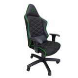 Cadeira Para Escritório Gamer De Couro Verde
