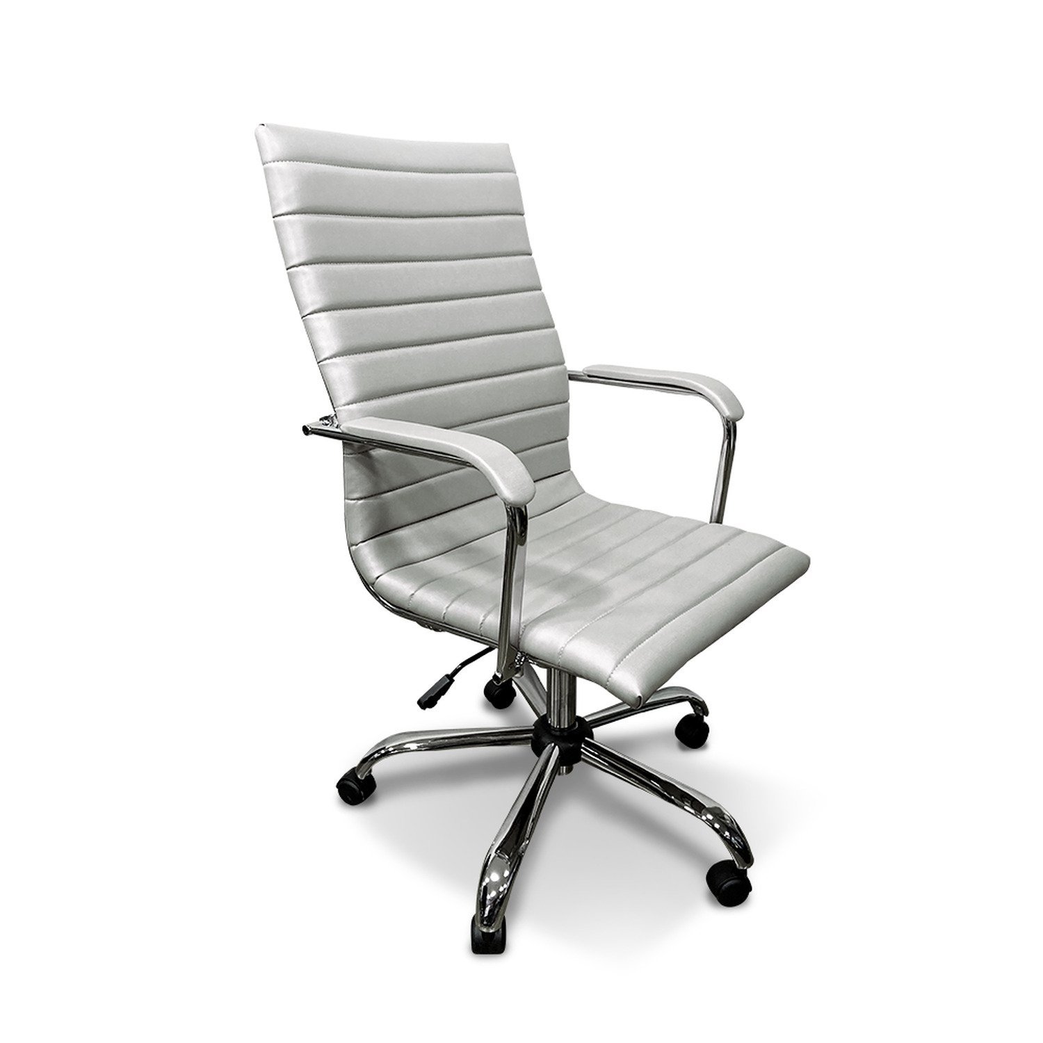 Poltrona Sottile Presidente 110cm X 58cm X 53cm Prata