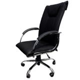 Cadeira De Escritório Luxury Presidente 115cm X 62cm X 49cm Preto