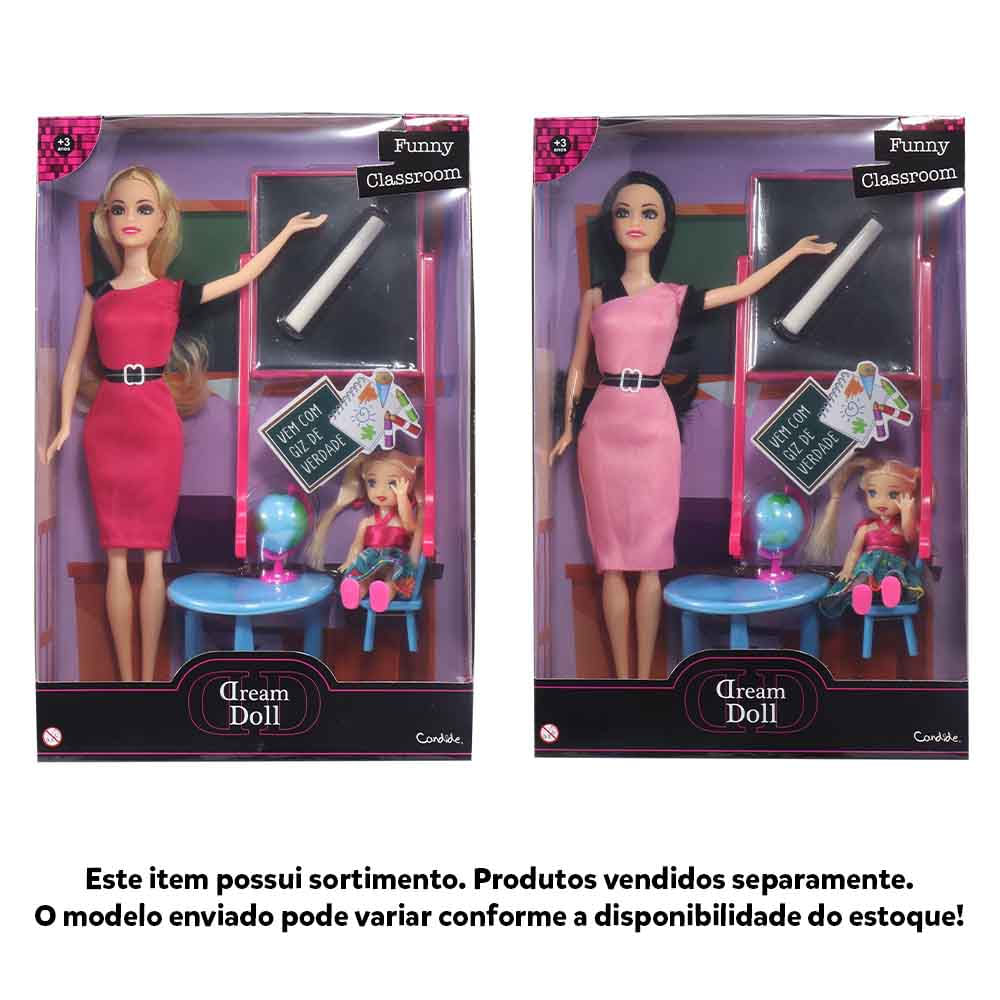 Boneca Articulada 30cm Dream Doll Funny Classroom Sortida Candide
