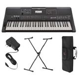 Kit Teclado Arranjador E463 Yamaha 61 Teclas + Acessórios