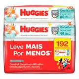Lenço Umedecido Huggies One & Done - Leve 4 e Pague 3 Unidades