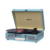Vitrola Raveo Sonetto Chrome Azul Light Blue Usb E Bluetooth