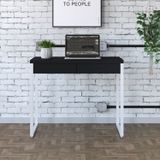 Mesa Para Escritório 90cm 2 Gavetas Kuadra