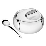 Kit Para Farinha Tramontina Service Em Aço Inox 14 Cm 2 Peças