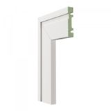 Kit C/30 Barras Guarnição Mdf 702 Moldufama 15mmx7cm Metro Linear 72m Branco
