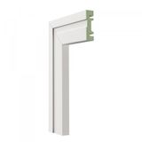 Kit C/40 Barras Guarnição Mdf 502 Moldufama 15mmx5cm Metro Linear 96m Branco